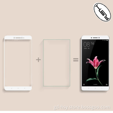 Anti-scratch 9h 2.5d Full Cover Curved Tempered Glass Screen Protector For xiaomi mi max, 2.5d full cover tempered glass
